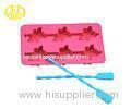 Customized lovely animal shaped Silicone Ice Cube Tray enviromental friendly