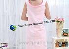 Blue Pink Microfiber Bath Tub Skirt for Women , Wearable Beach Towel