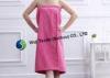 Super Absorbent Comfortable Microfiber Bath Skirt in Women Dress Pink White