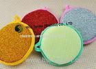 Customized Red Green Scrubbing Sponge Scouring Pads for Dish Washing