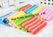 Colorful Striped Microfiber Cleaning Cloth , Microfiber Face Cloth 30*30cm