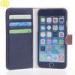 Iphone 6 PU Leather Cell Phone Protective Cases , Anti-slip Design