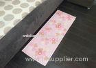 Comfortable Natural cotton decorative kitchen floor mats , Cute pink heart shape