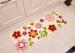Cute colorful flowers design absorben printed floor mats for kitchen / bedrooms , 45120cm comfortab