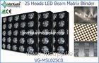 300w 25pcs RGB 3in1 LED Matrix Blinder Beam Stage Light Can Show Digital Letter to Run The Light