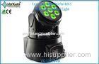 Multi function portable quad-color led mini moving head light Wash Effect DMX control