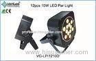 12pcs RGBW 4 in 1 LED Par Light 120W LED Par Can Lights DMX-512 Club Lighting