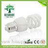 Half Spiral Compact Fluorescent Light Bulbs 18W 6500K 3000H For Room Lighting