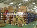 Cold Rolling Steel Pallet Rack Mezzanine , 300kg Catwalk Shelf Supported Mezzanine