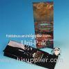 Aluminum Foil Stand Up Coffee Pouch With One Way Degassing Valve Heat Sealed with Tear Notch