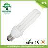 18 Watt 3000H 2U Shaped Fluorescent Light Bulbs , Compact Fluorescent Lamps With CE RoHs