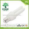 Smart 2U Shaped 5w , 7w , 9w , 11w , 15w E27 / B22 3000h Fluorescent Light Bulbs