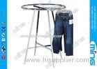 Chrome Adjustable Round Hanging Clothes Garment Racks