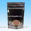 Stand Up Zip lock packaging bags For Coffee beans , BAP free with Tear Notch Round Corner