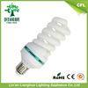 Full Spiral 32w 34w 8000h Energy Saving Light Bulbs / 6500K Daylight Fluorescent Bulb