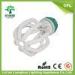 Energy Saving Tri - Color 65W 75W 85W CFL Glass Tube With half Lotus shape