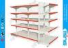 Wire Mesh Supermarket Display Shelves Two Sided for Grocery Malls