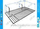 Black Metal Wire Storage Baskets for Grocery Malls , Wire Mesh Basket