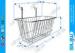 Chrome Slatwall Wire Display Baskets / Wire Mesh Basket for Storage