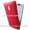 Eco-friendly Carbon Fiber Leather Flip Phone Case For HTC One Mini M4