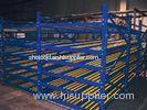 warehouse aluminum roller flow rack systems for Storing box / tray roller