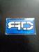 Household Polydome Plastic Name Plates Adhesive Back / RoHS SGS Signboard For Advertisement