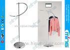 Metal Spiral Clothing Garment Display Racks With 29 Ball , Hanging Clothes Rack