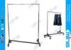 Heavy Duty Metal Clothes Rack , Customized Black Garment Racks