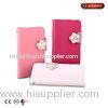 Durable Universal Leather Cell Phone Wallets Soft Eco Friendly Protective