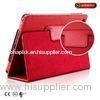 Premium Red Ipad Mini Leather Covers Ultra Thin For Ipad 2 / 3 / 4 / Air