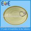 153.4mm Printed Tinplate Lids FA PET Can Easy Open Cap With Safe Rim