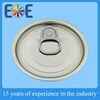 Metal Tin Can Lids 209# 63mm Tinplate Easy Open Ends / Fruit Food Can