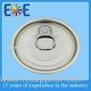 Metal Tin Can Lids 209# 63mm Tinplate Easy Open Ends / Fruit Food Can