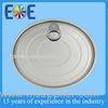 Full Open Tin Can Lids 126.5mm Tinplate Easy Open Cap Vacuum Seal