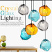 Nordic modern minimalist LED glass lighting fixtures for sale