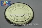 Round Aluminum Easy Open Can Lids For Milk Powder , Recycle Can Lids