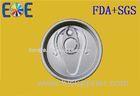 211# EOE Tin Can Lids 65mm Metal Container Easy Open Door For Plastic Can