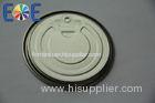 Customized 83mm Food Grade EOE POP Top Can Lid For Coffee / Pet Can Lids