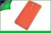 Super Slim Orange Sony Leather Cases For Xperia S Lichee With Stand Function