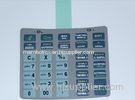 SGS PC Quakeproof Rubber Membrane Switch With 3m Adhesive , 25ma-100mA