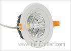COB LED downlight fixture High Brightness 20W Adjustable LED Downlight 25 / 60 with Aluminum Hous