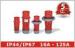16A 32A IP44 IP67 3P+E 3P+N+E Phase Inverter Industrial Plugs 380V 415V