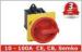 Semko Communication 6 Pole Rotary Isolator Switch DIN Rail , CE Rohs