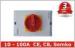 PC Safety 4 Pole 20 Amp Rotary Isolator Switch for Power Distribution