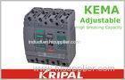 160A Double Molded Case Circuit Breaker / Four Pole Adjustable Circuit Breaker