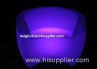 Purple LED Bar Stools Illuminated Chairs With On / Off Switch 97CM90CM72CM