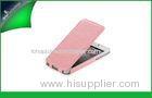 Light Pink Verrical Leather Cell Phone Cases For Iphone 5 Flip Open Cover