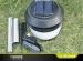 ABS 8 LEDs Solar Led Street Lights Stainless Steel Rod For Garden