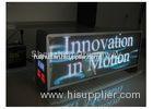 Full Color Epistar HD Video Taxi LED Display Panel Boards P 5 1R1G1B With Silver Cabinet