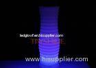Fireproof Plastic Illuminated Light Up Ice Bucket / LED Wine Cooler For Backyard , Garden